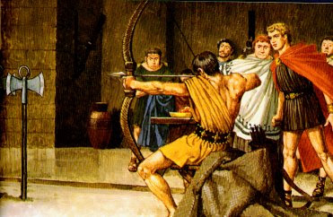 Ulisse e la prova dell'arco nell'Odissea